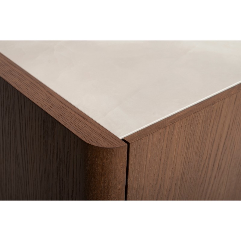 Έπιπλο TV Adler 180x45x50 με ξύλο και κεραμική επιφάνεια